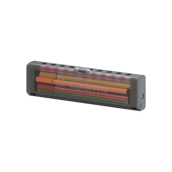 Viltstift STABILO Pen 68 medium clickset à 10 kleuren