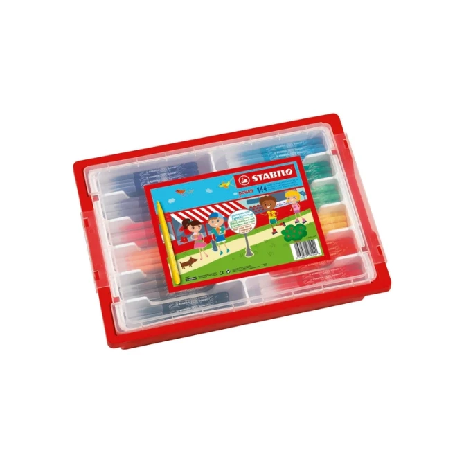 Viltstift STABILO power 280 XL assorti classpack à 144 stuks