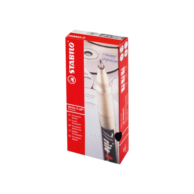Viltstift STABILO Write-4-All 146/46 medium zwart