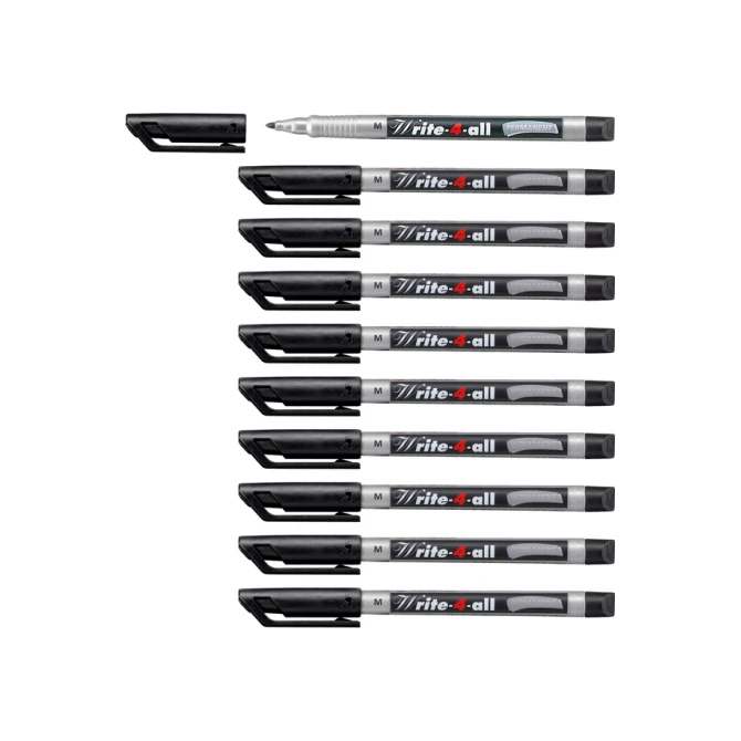 Viltstift STABILO Write-4-All 146/46 medium zwart