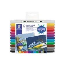 Viltstift Staedtler 3190 textiel duo ass