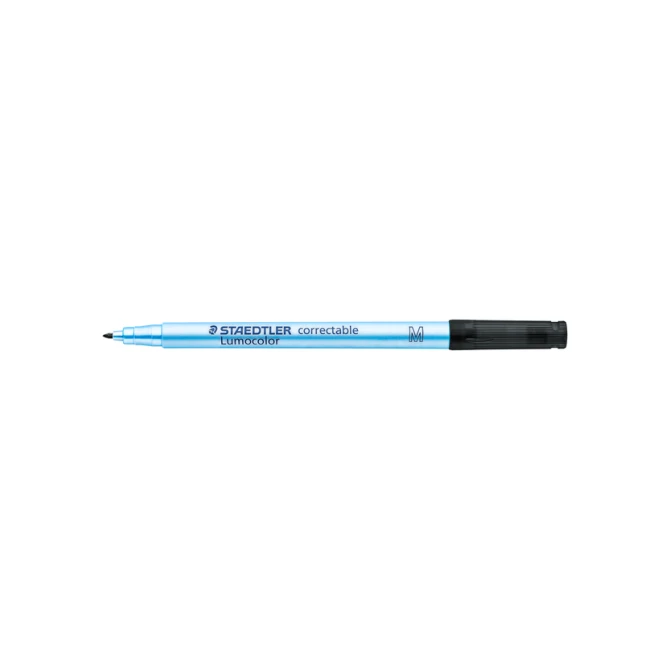 Viltstift Staedtler Lumocolor 305 non permanent correctable M zwart