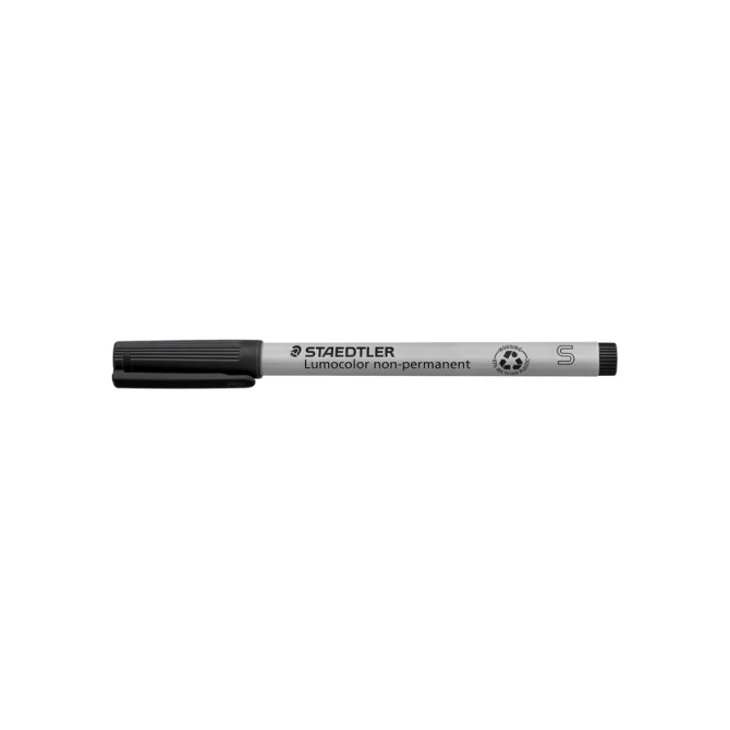 Viltstift Staedtler Lumocolor 311 non permanent S zwart