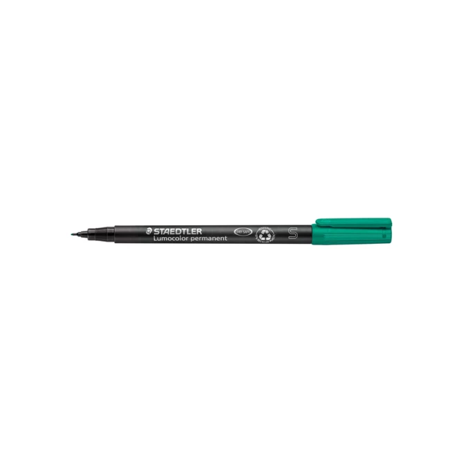 Viltstift Staedtler Lumocolor 313 permanent S groen