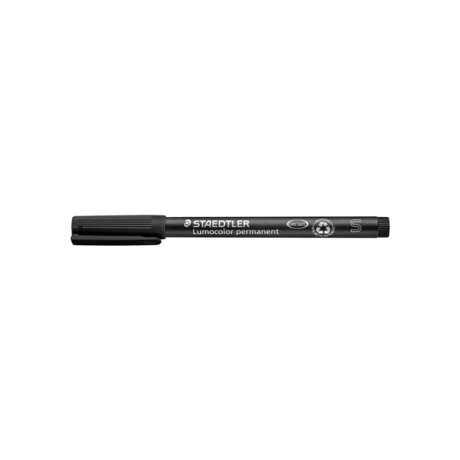 Viltstift Staedtler Lumocolor 313 permanent S zwart