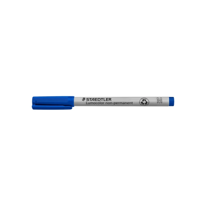 Viltstift Staedtler Lumocolor 315 non permanent M blauw