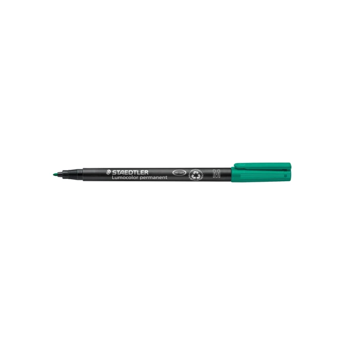 Viltstift Staedtler Lumocolor 317 permanent M groen