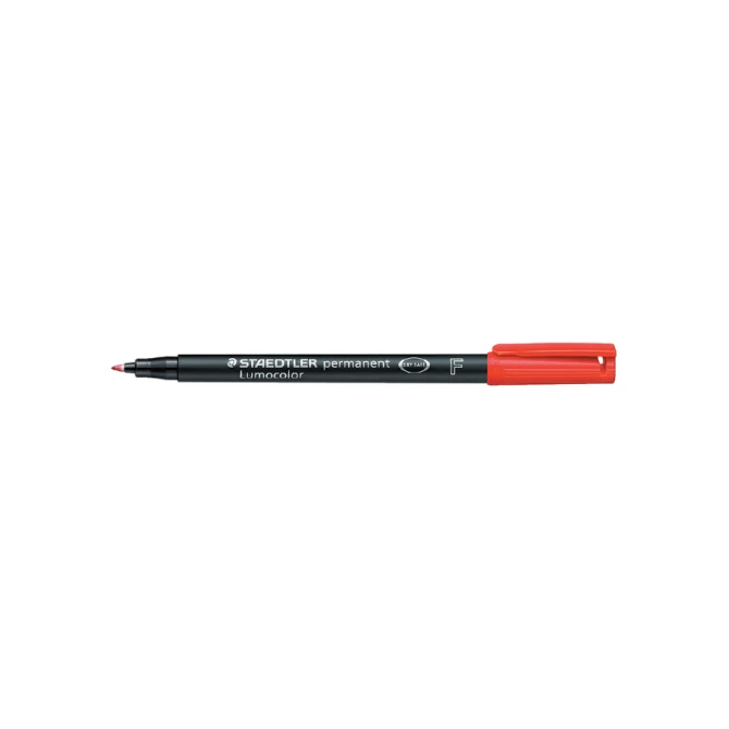Viltstift Staedtler Lumocolor 318 permanent F rood
