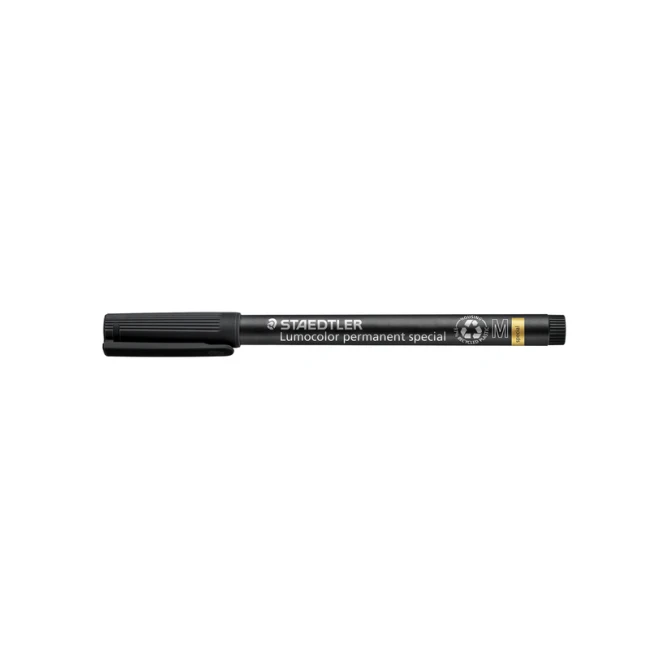 Viltstift Staedtler Lumocolor 319 special permanent M zwart