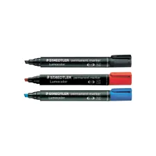 Viltstift Staedtler Lumocolor 350 permanent schuin rood