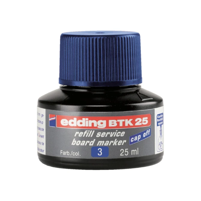 Viltstiftinkt edding BTK25 voor whiteboard blauw