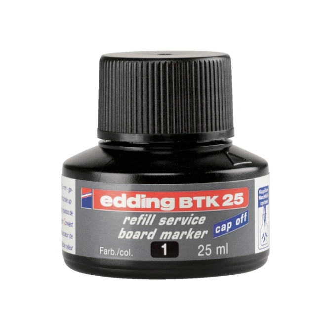 Viltstiftinkt edding BTK25 voor whiteboard zwart