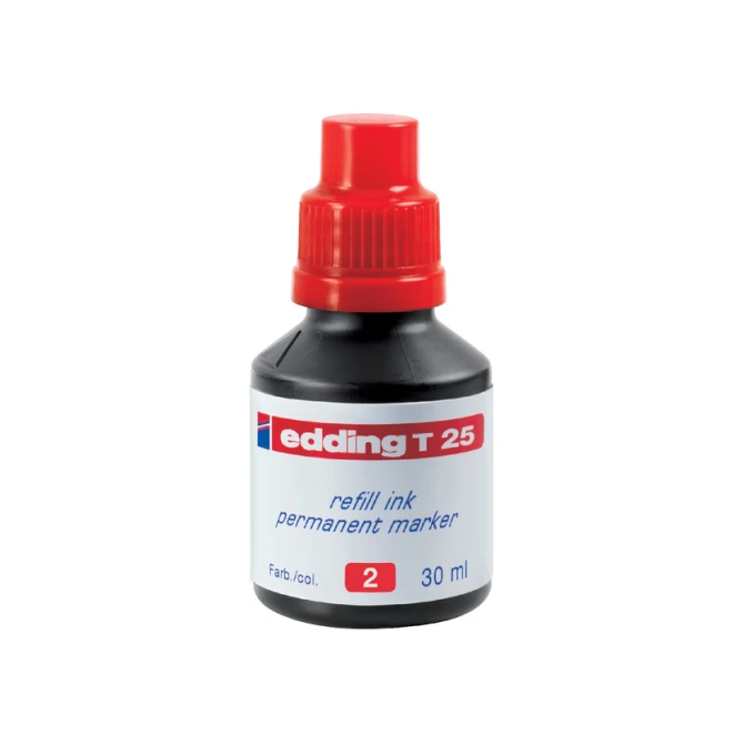 Viltstiftinkt edding T25 rood