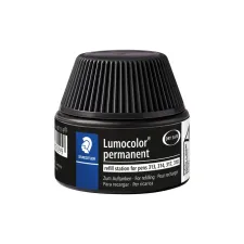 Viltstiftvulling Staedtler Lumocolor permanent 15ml zwart