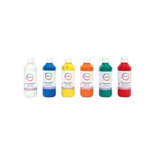 Vingerverf Qrea set à 6 kleuren 250ml