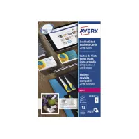 Visitekaart Avery C32026-10 2-zijdig 85x54mm 270gr 100 stuks