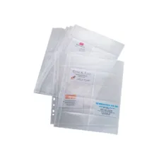 Visitekaarthoes Sigel VZ351 voor visitekaartmap VZ301 album VZ301 voor 200 kaarten 2 rijen 90x58mm Visitekaarthoes Sigel VZ351 voor visitekaartmap VZ301 album VZ301 voor 200 kaarten 2 rijen 90x58mm