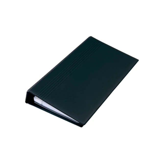 Visitekaartringband Sigel VZ300 voor 200 kaarten 90x58mm kunststof zwart