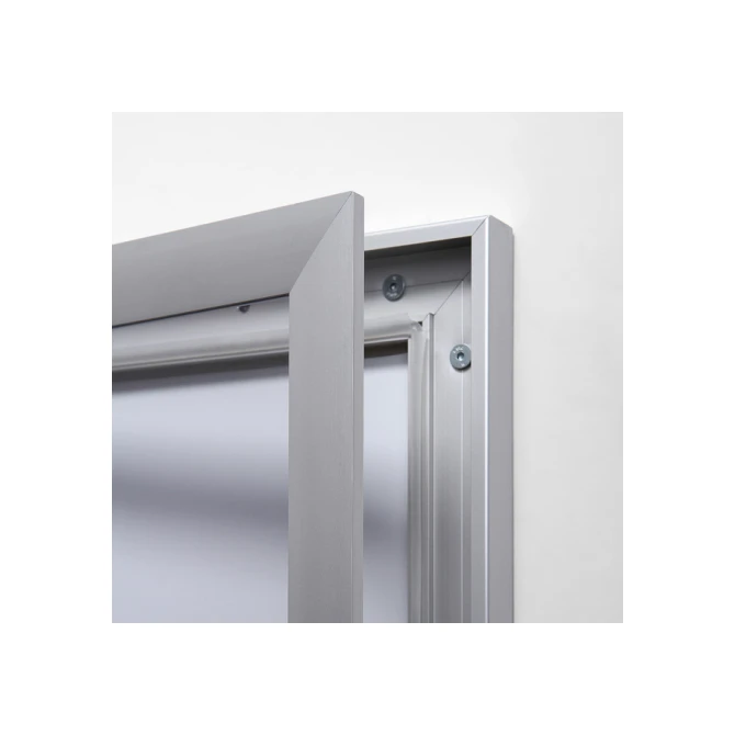 Vitrinebord Quantore luxe 9x A4 zilver