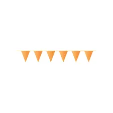 Vlaggenlijn oranje PE 10 m