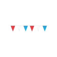 Vlaggenlijn PE rood wit blauw 10 meter