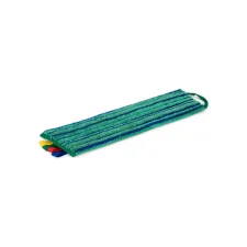 Vlakmop Greenspeed Velcro met schrobstroken 45cm groen