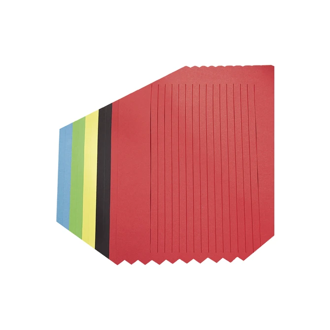 Vlechtpapier Folia 130gr 35x50cm 10 vel assorti kleuren