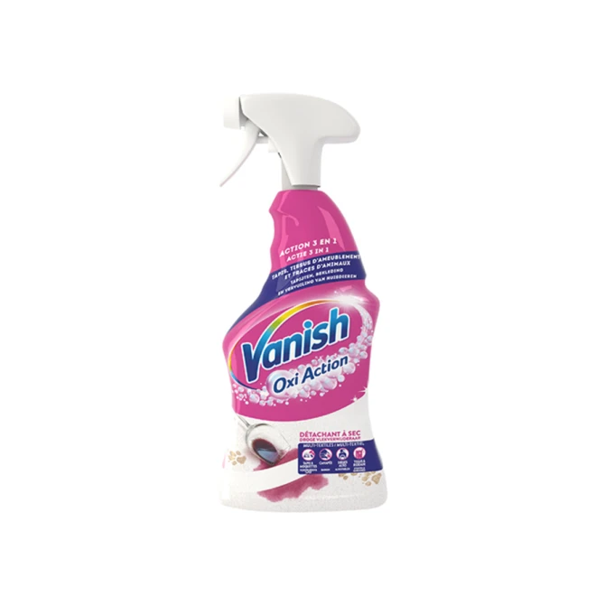 Vlekkenverwijderaar Vanish Oxi Action Dry Tapijt 500ml