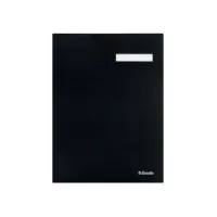 Vloeiboek Esselte 6210 karton 20 tabbladen zwart
