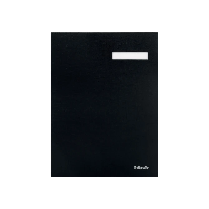 Vloeiboek Esselte 6210 karton 20 tabbladen zwart