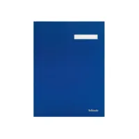 Vloeiboek Esselte karton 20 tabbladen blauw