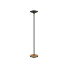 Vloerlamp Unilux Baly led bamboe zwart