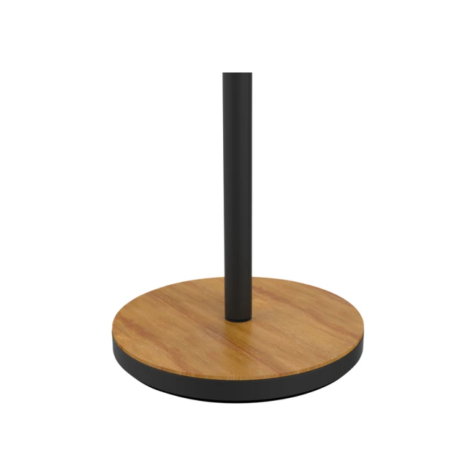 Vloerlamp Unilux Baly led bamboe zwart