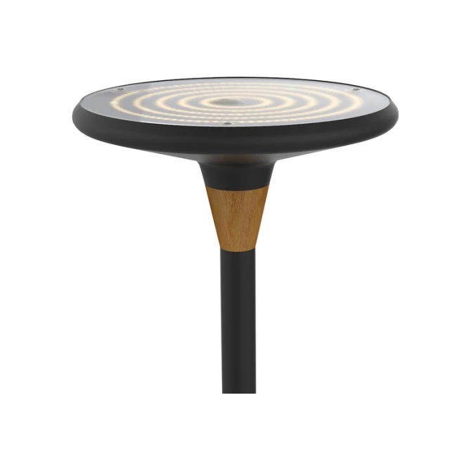 Vloerlamp Unilux Baly led bamboe zwart