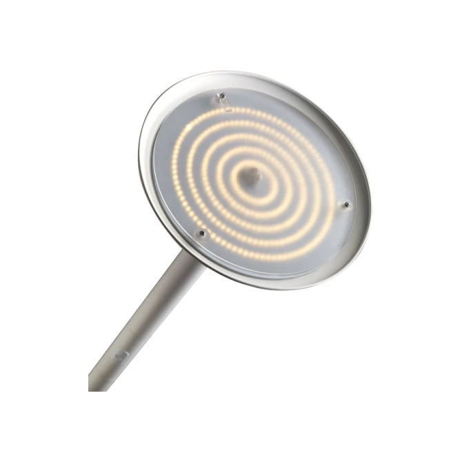 Vloerlamp Unilux Pryska led hout wit