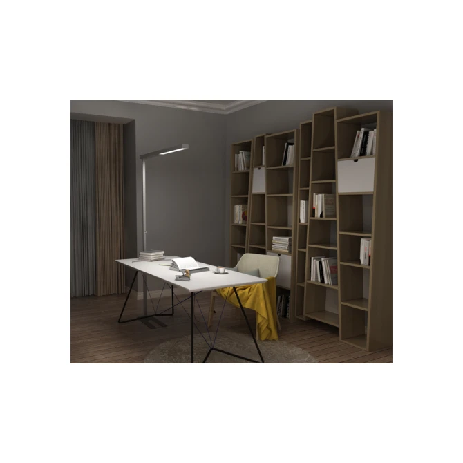 Vloerlamp Unilux Stratus led grijs