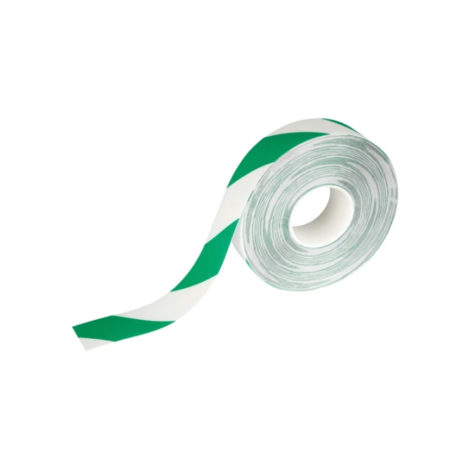 Vloermarkeringstape DURALINE 50mmx30m groen-wit