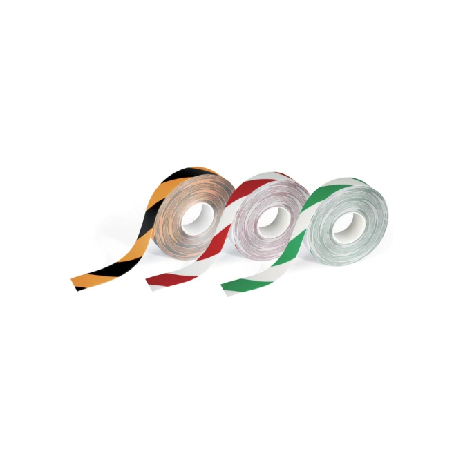 Vloermarkeringstape DURALINE 50mmx30m groen-wit