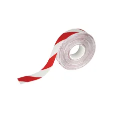 Vloermarkeringstape DURALINE 50mmx30m rood-wit Vloermarkeringstape DURALINE 50mmx30m rood-wit