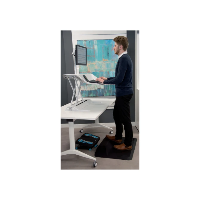 Vloermat Fellowes voetensteun Activefusion zwart