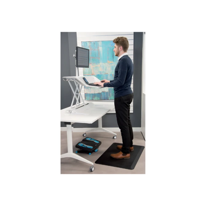 Vloermat Fellowes voetensteun Everyday zwart