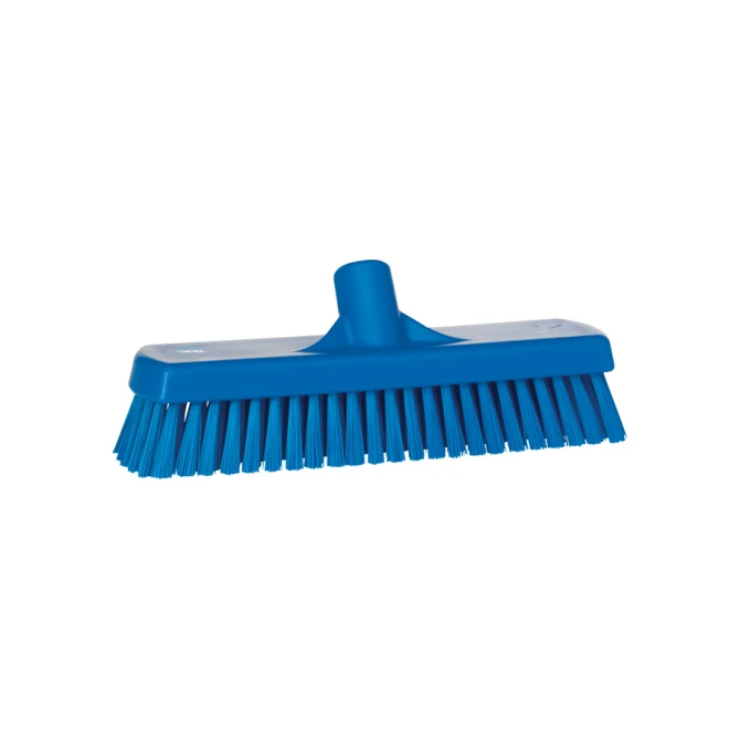 Vloerschrobber Vikan harde vezel 305mm blauw