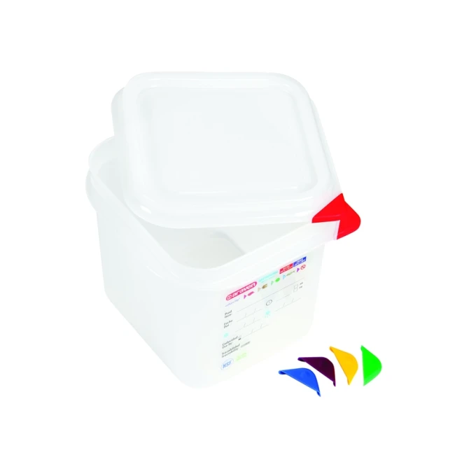 Voedseldoos Araven GN 1/6 met deksel 2600 ml 4 stuks