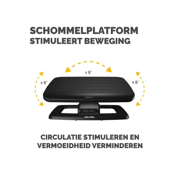 Voetensteun Fellowes Hana LT zwart