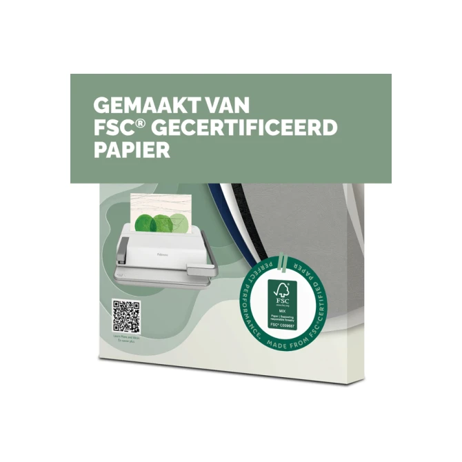 Voorblad Fellowes A4 FSC translucent papier 150gram 50vel