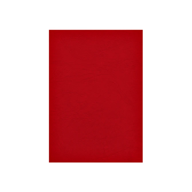 Voorblad Fellowes A4 lederlook rood 100 stuks