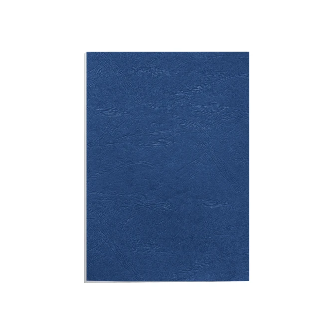 Voorblad Fellowes A4 lederlook royal blauw 100 stuks