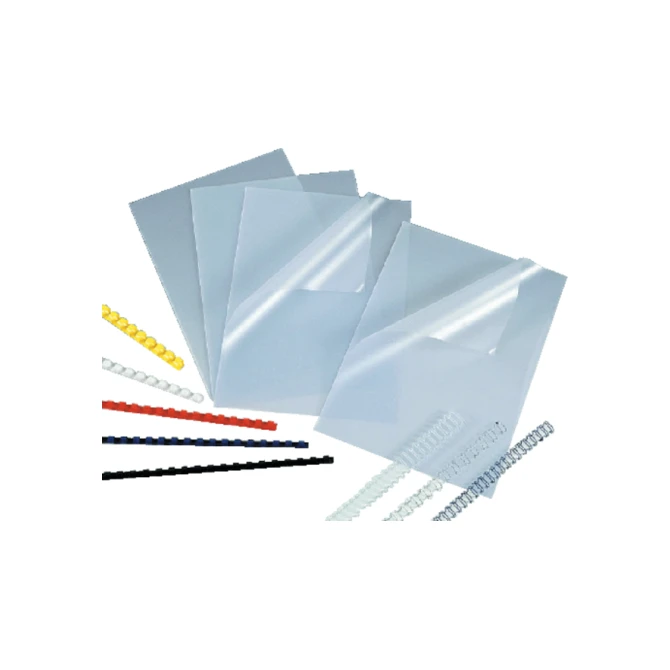 Voorblad GBC A4 PVC 200micron transparant 100 stuks