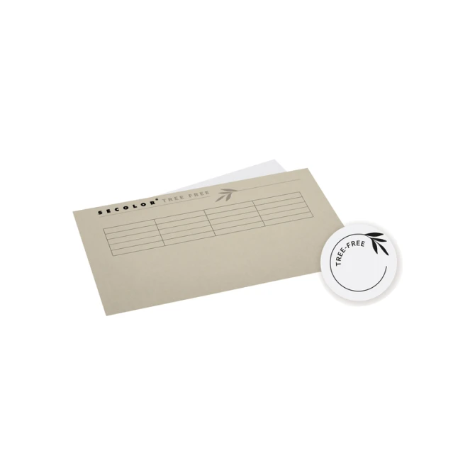 Vouwmap Djois Tree-Free folio gelijk 226gr grijs