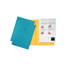 Vouwmap Esselte A4 manilla 180gr blauw Vouwmap Esselte A4 manilla 180gr blauw